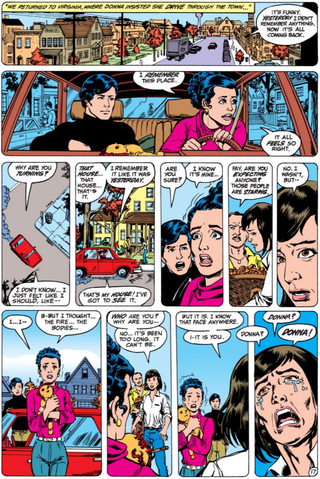 The melodrama on this page from New Teen Titans #38 is Peak Perez.